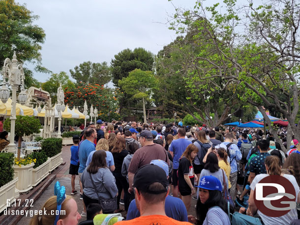 We followed the mass toward Adventureland.