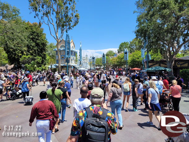 11:57am - Making my way to the Fantasyland Theatre