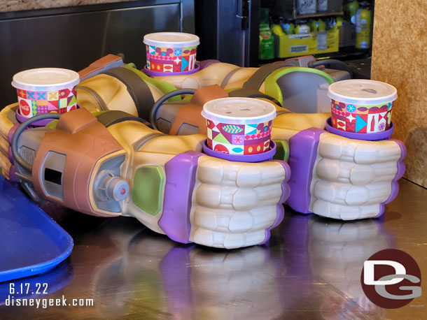 Lightyear Gauntlet $27.79 @ Galactic Grill with your choice of beverage.