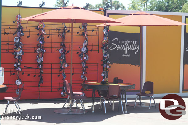 The arts and crafts area for Celebrate Soulfully