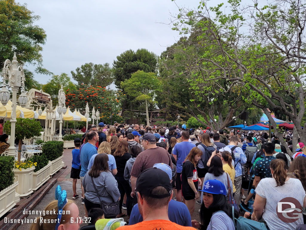 We followed the mass toward Adventureland.