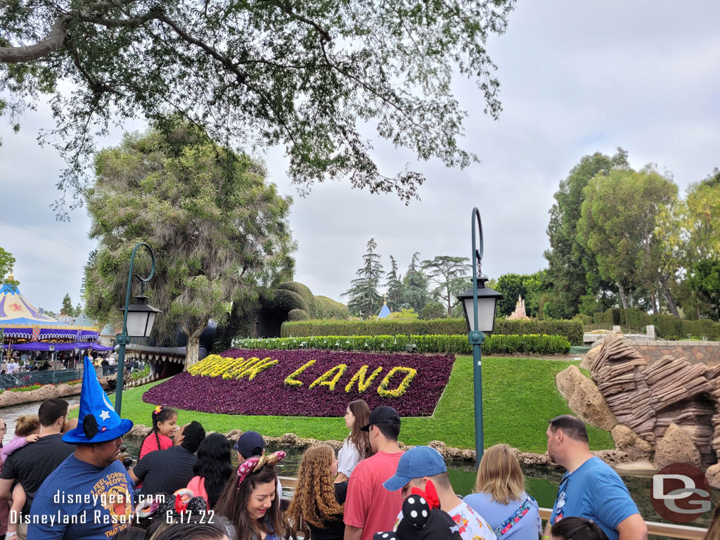 9:05am - In line for Storybook Land