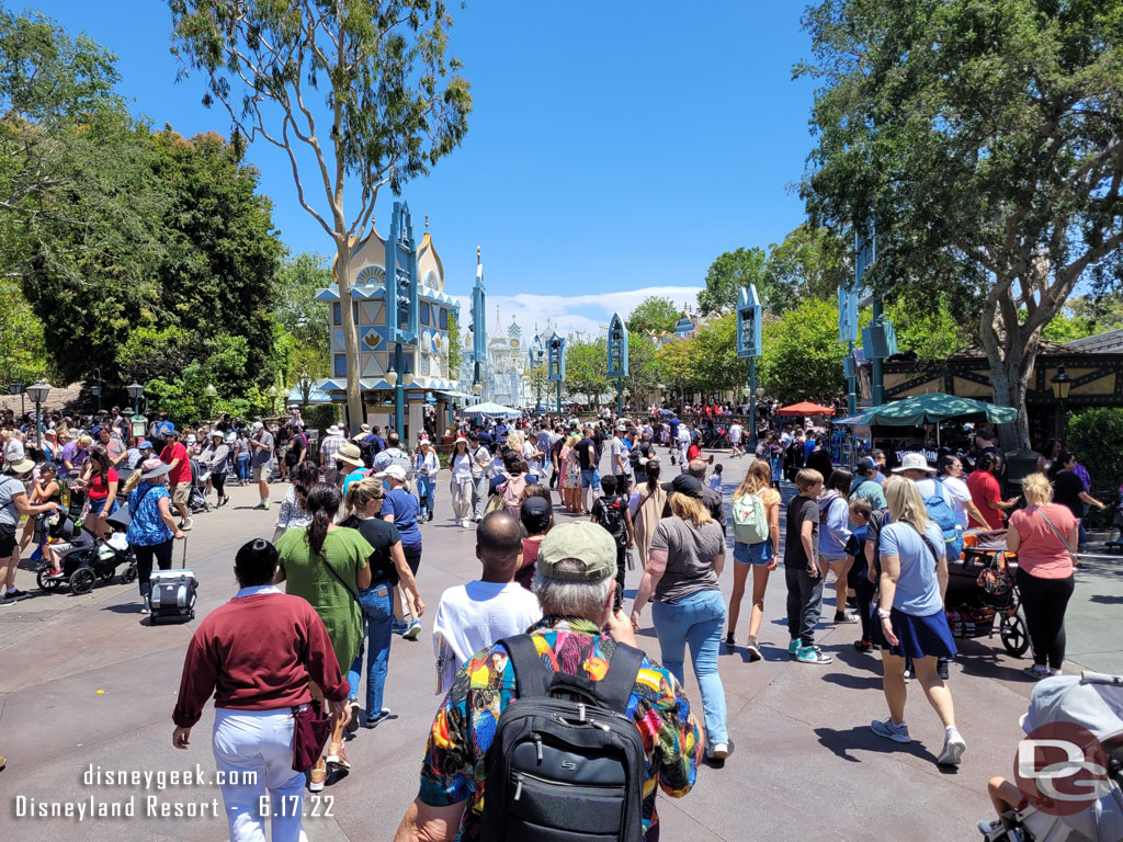 11:57am - Making my way to the Fantasyland Theatre