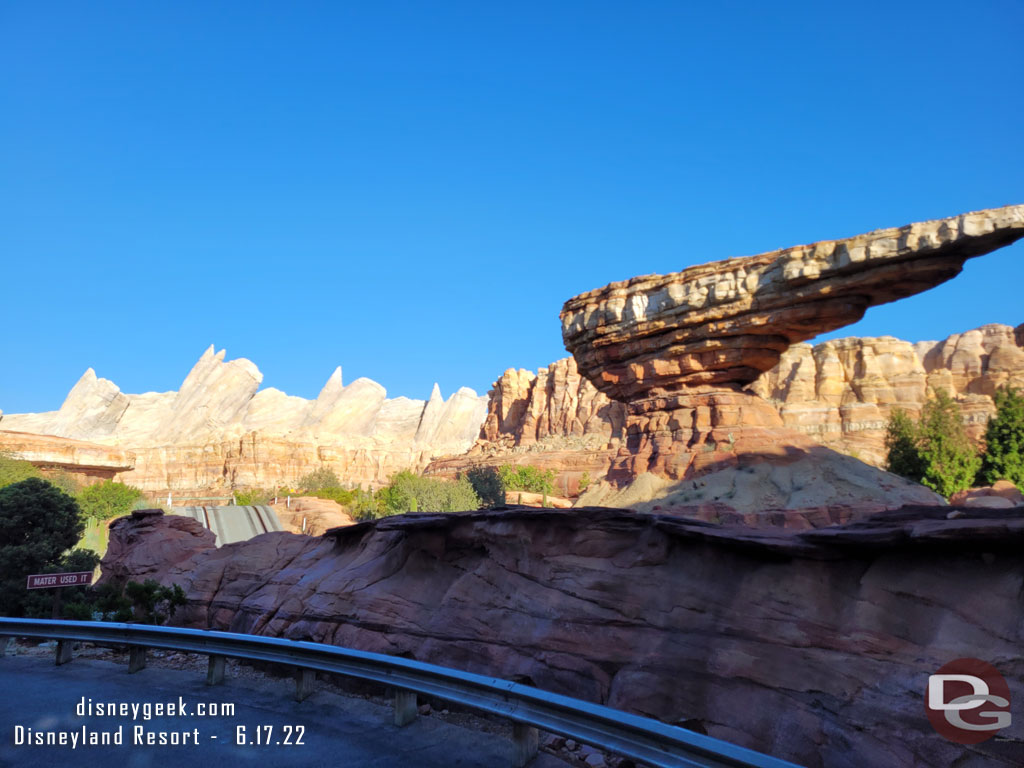 Walking back through Ornament Valley