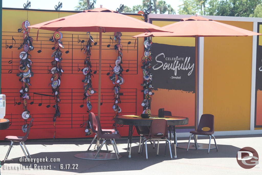 The arts and crafts area for Celebrate Soulfully