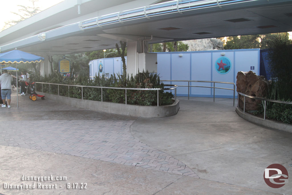 The tables and chairs have been removed from around the Nemo queue area since the last time I noticed.