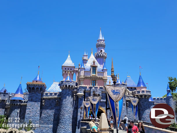 Sleeping Beauty Castle this afternoon