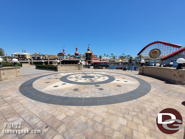 I have not seen the fountains on since reopening.