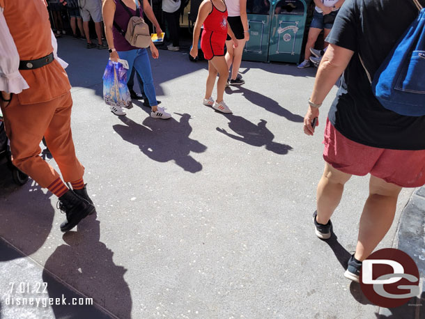 4:02pm - Back in New Orleans Square. The pavement project near the exit and Blue Bayou has finished and the boards that I walked on last visit are gone.