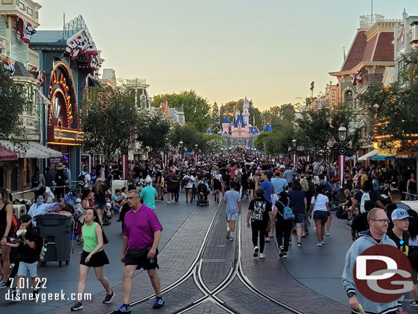 7:52pm - Main Street USA