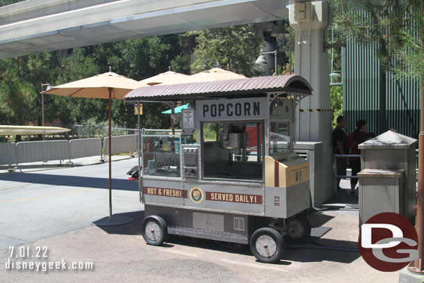 2:15pm - The Popcorn stand was closed which seemed odd.