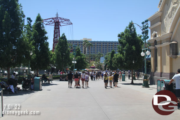 Looking toward Paradise Gardens