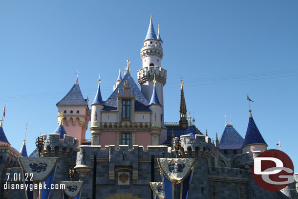 Passing through Sleeping Beauty Castle