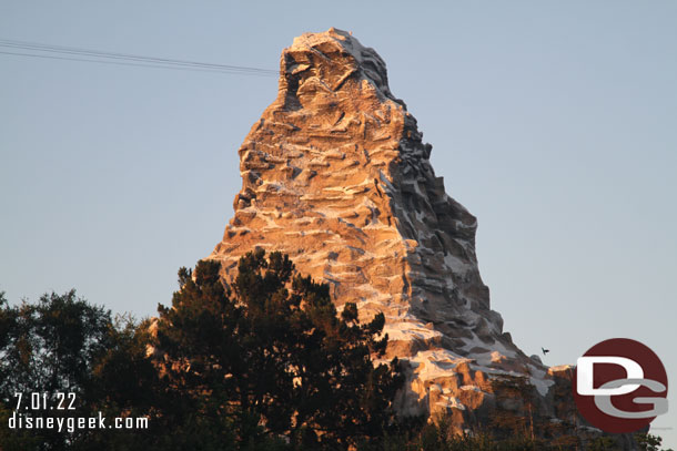 Matterhorn as the sun was setting.