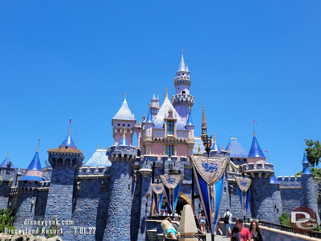 Sleeping Beauty Castle this afternoon