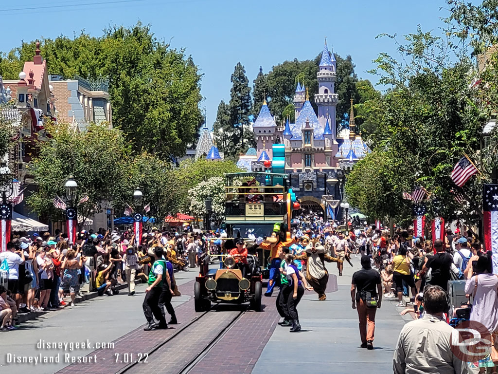 Mickey and Friends Cavalcade on Main Street USA