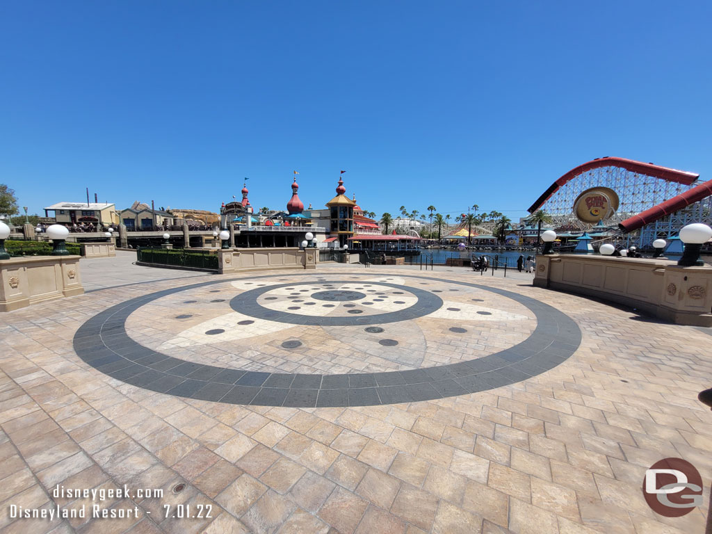 I have not seen the fountains on since reopening.