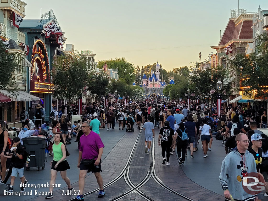 7:52pm - Main Street USA