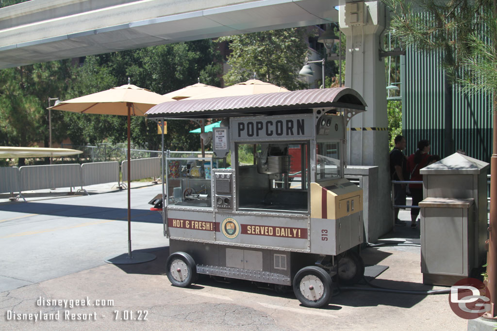 2:15pm - The Popcorn stand was closed which seemed odd.