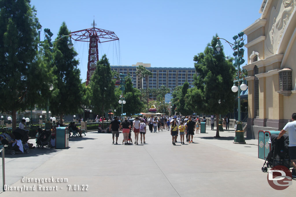 Looking toward Paradise Gardens