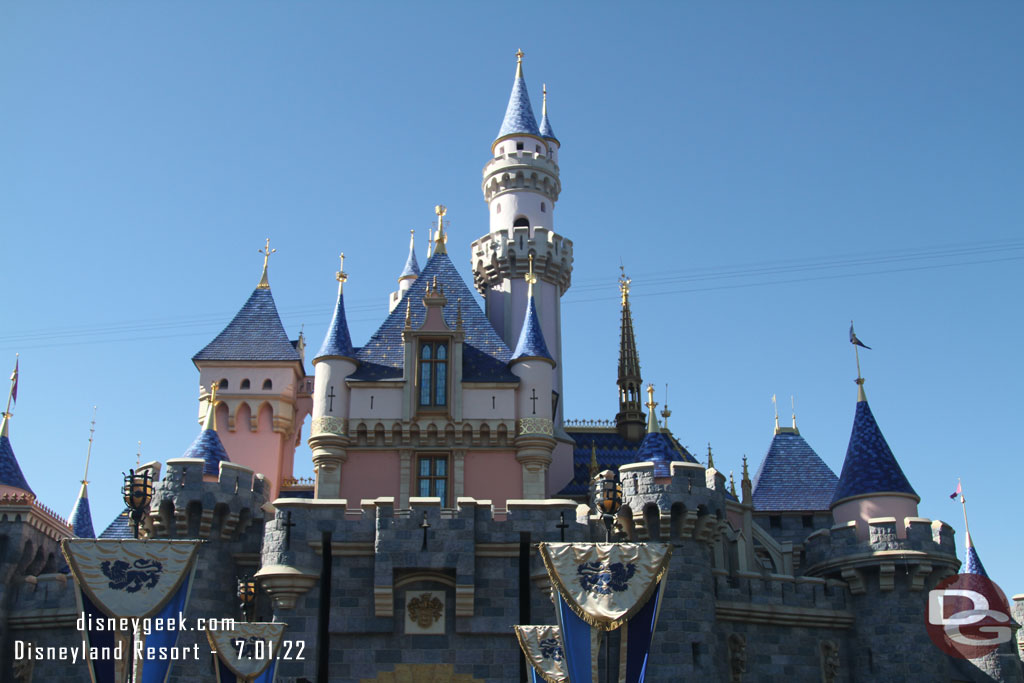 Passing through Sleeping Beauty Castle