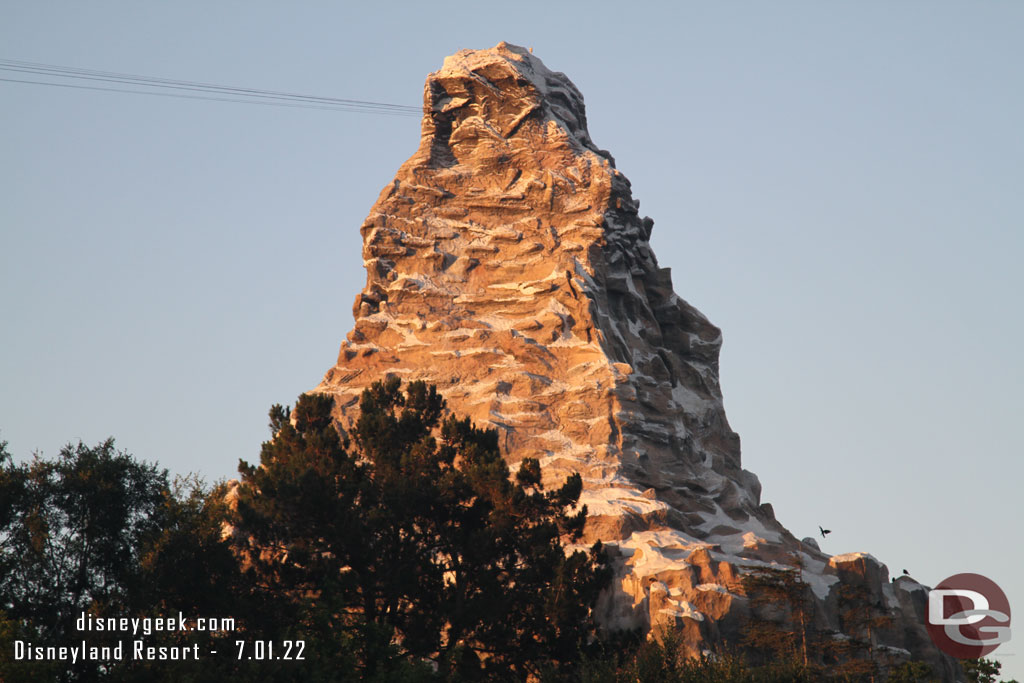 Matterhorn as the sun was setting.