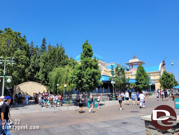 The Little Mermaid was using the extended queue.