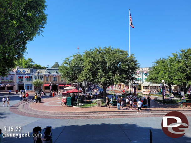 Town Square was peaceful this afternoon.