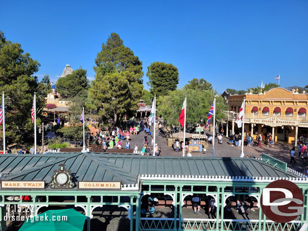 Fontierland from the Mark Twain Riverboat