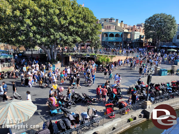 New Orleans Square this afternoon