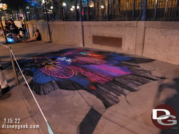 The World of Color Chalk Art has no lighting, but looks complete.