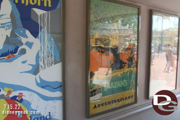 Tarzan's Tree House still has a poster even though it is not returning.