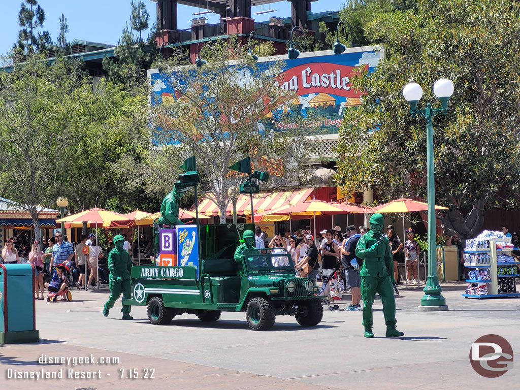 Green Army Patrol on the move