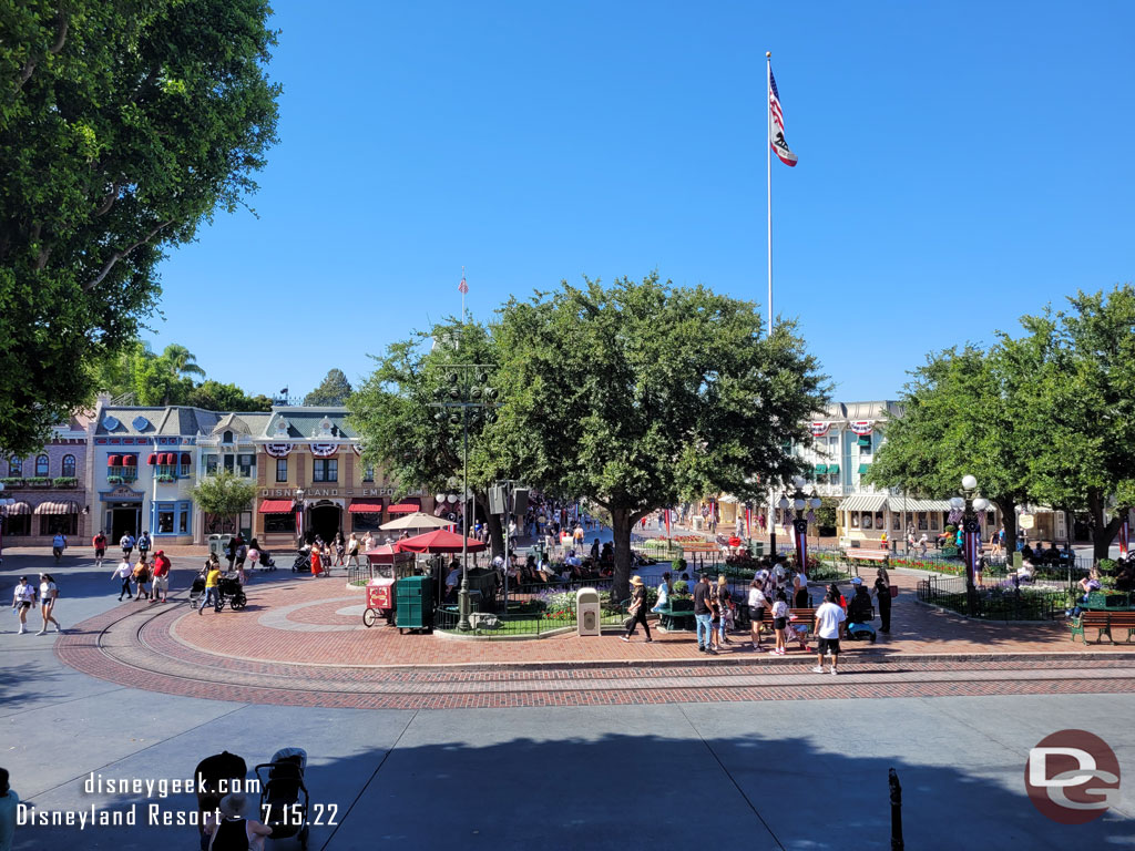 Town Square was peaceful this afternoon.