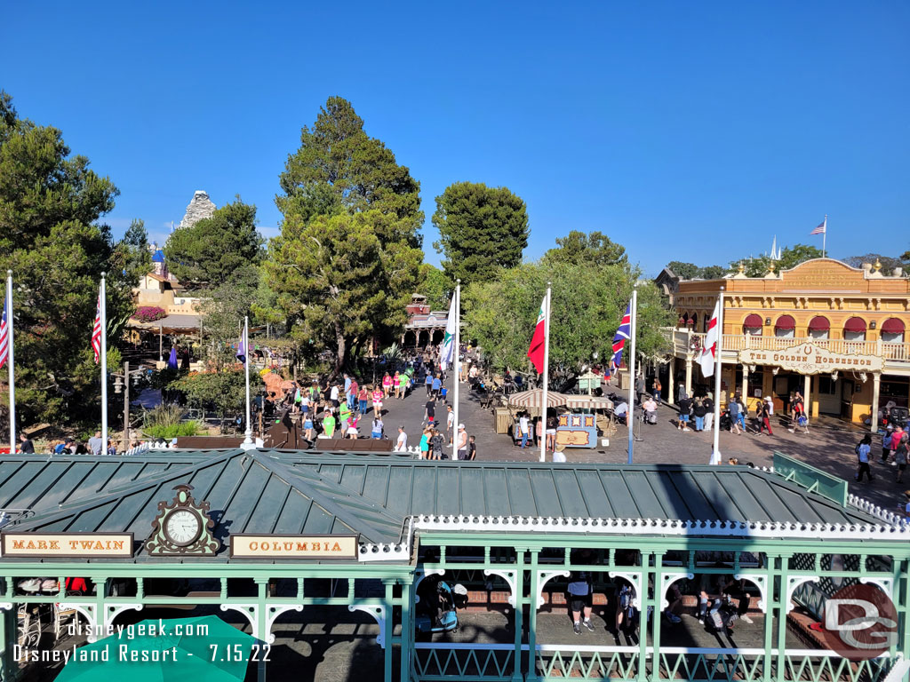 Fontierland from the Mark Twain Riverboat