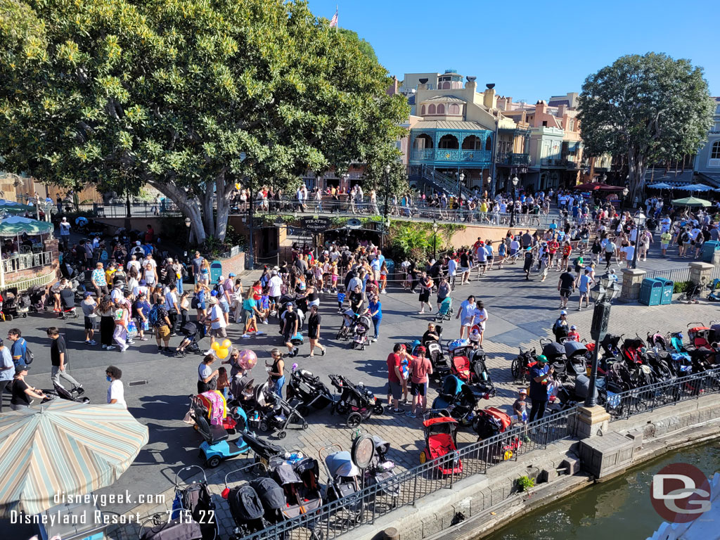 New Orleans Square this afternoon