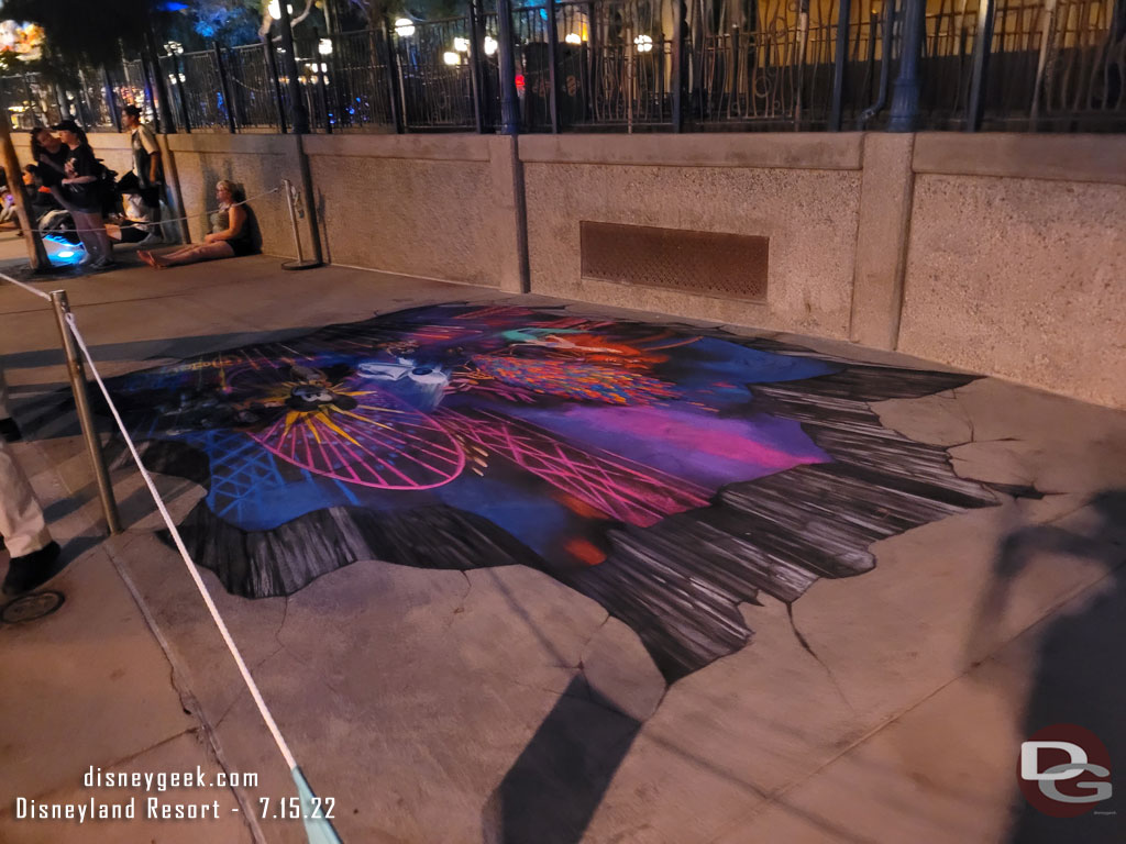 The World of Color Chalk Art has no lighting, but looks complete.