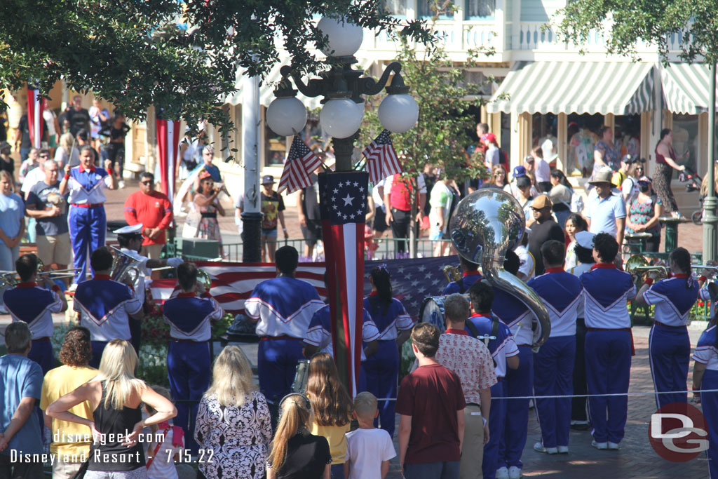 Folding the flags