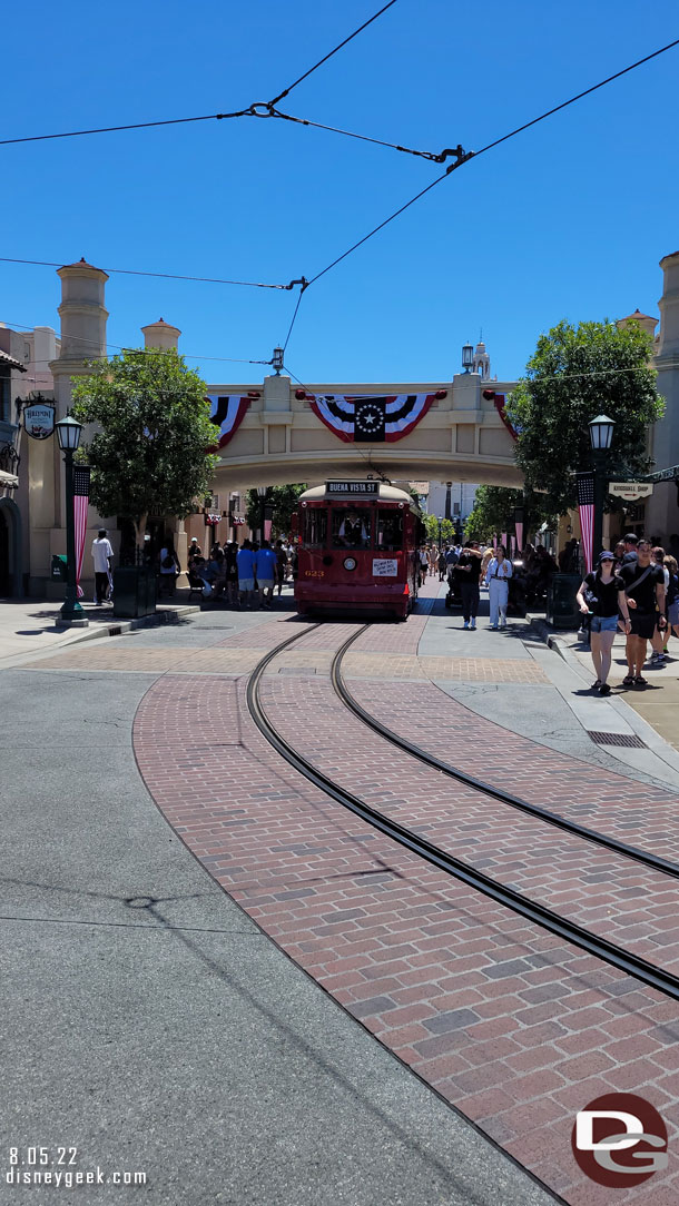 The Red Car Trolley has returned to operation since my last visit.