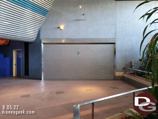 The Lightyear photo op has been removed from the Space Mountain queue area