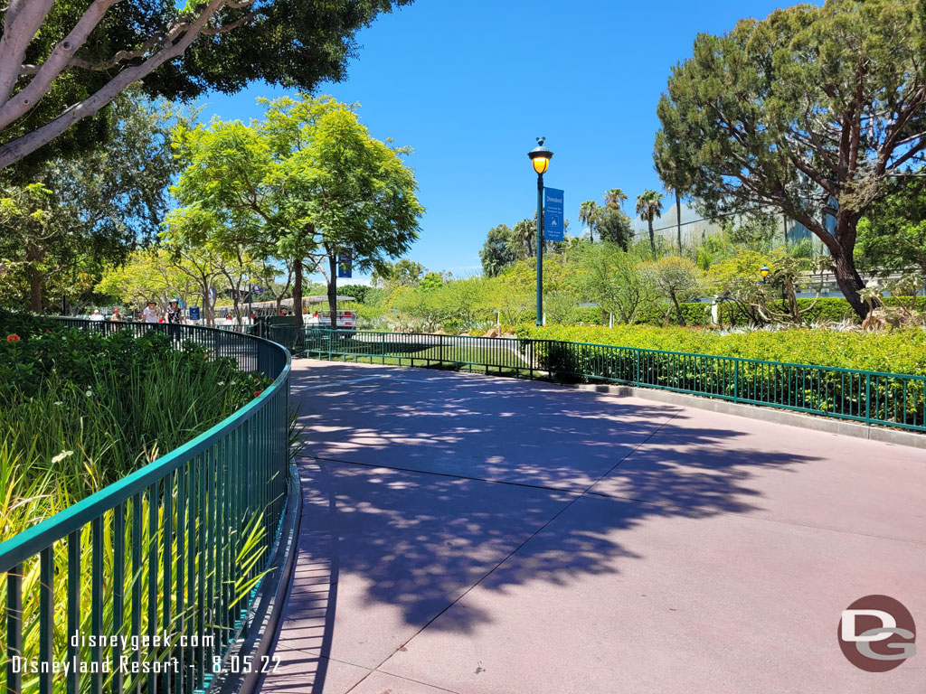 The walkway renovation work that was going on last visit wrapped up.  