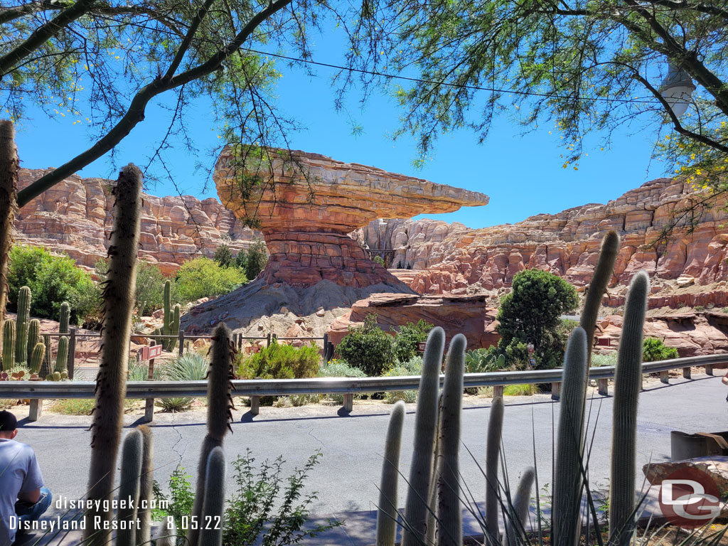 The view from my table of Ornament Valley