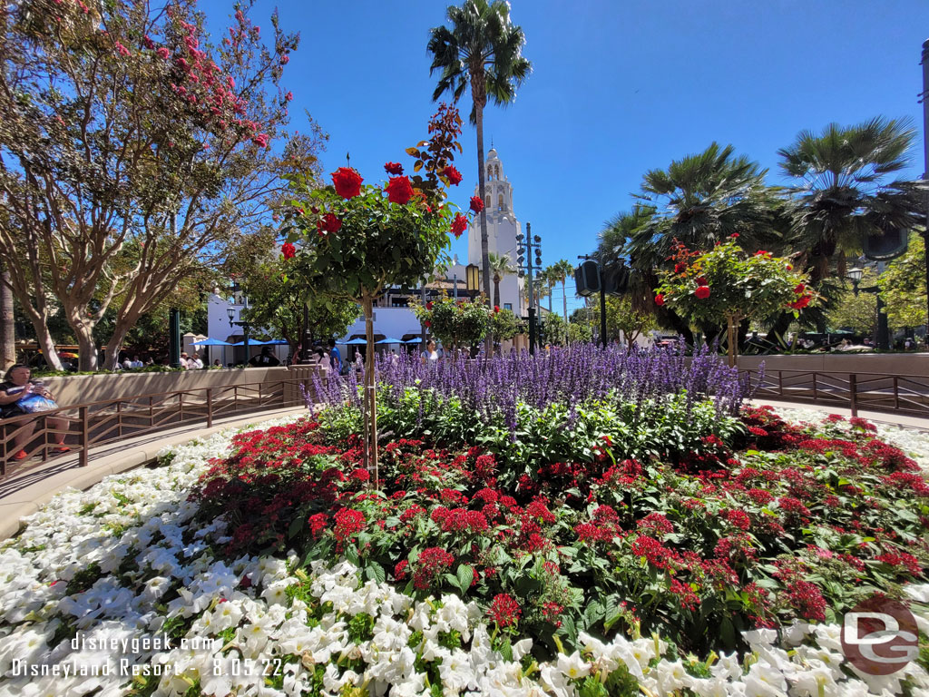 Buena Vista Street flowers