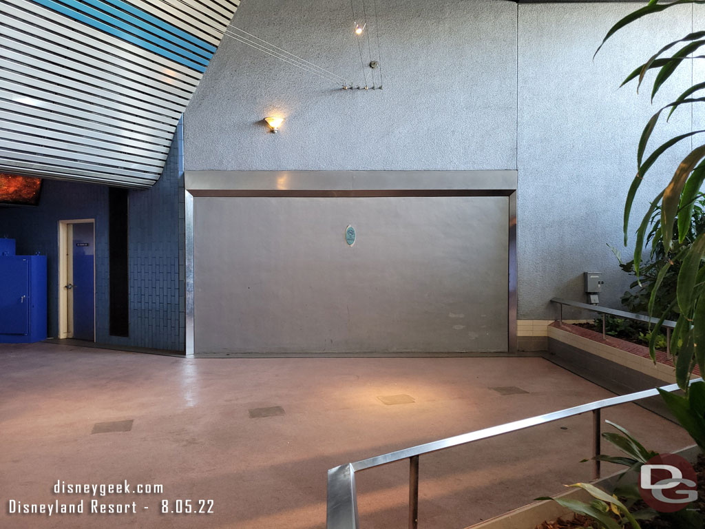 The Lightyear photo op has been removed from the Space Mountain queue area