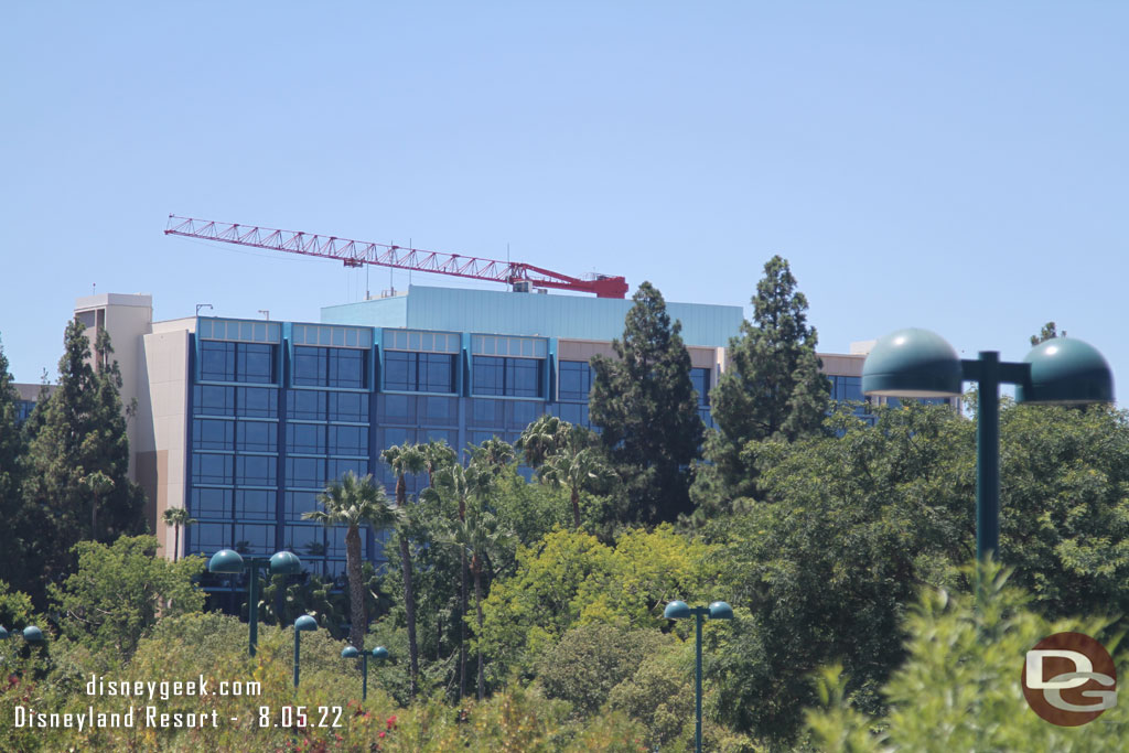 The crane is for the new DVC tower construction.