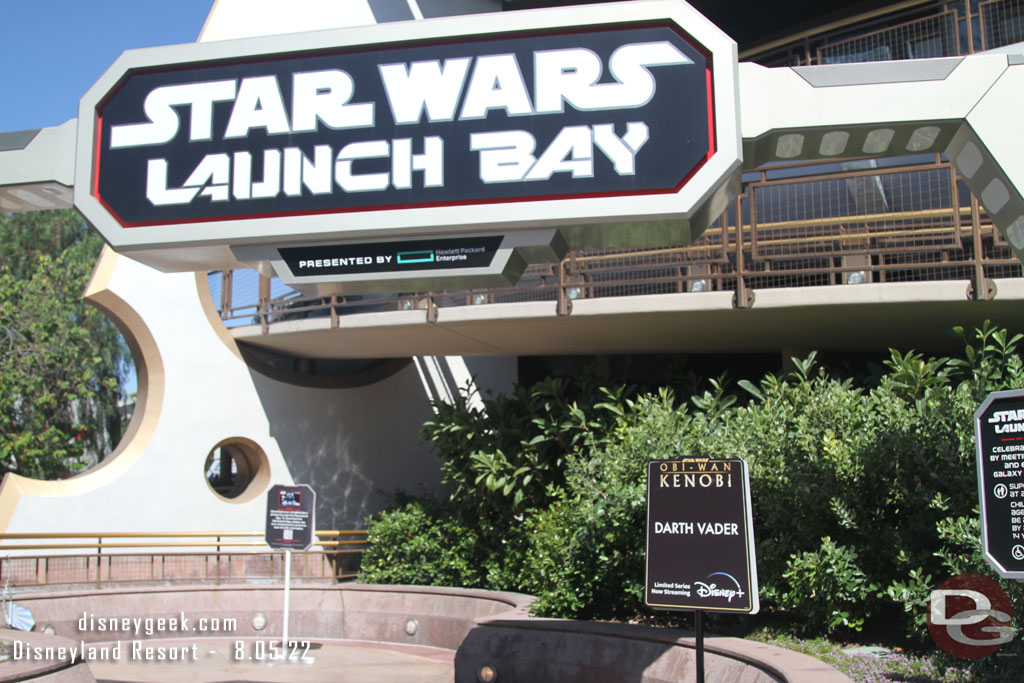 Launch Bay has a couple of photo ops