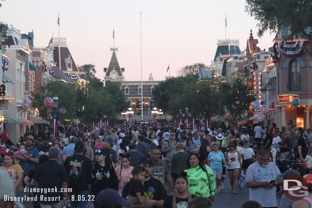 7:52pm - Main Street USA