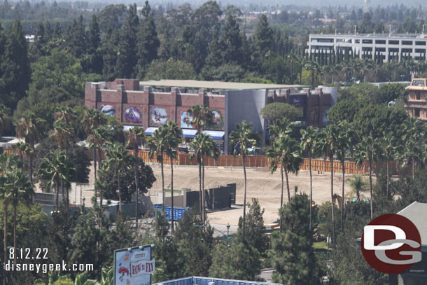 A look at the Downtown Disney west side project from the Pixar Pal-A-Round.  Looks like some infrastructure work has begun.