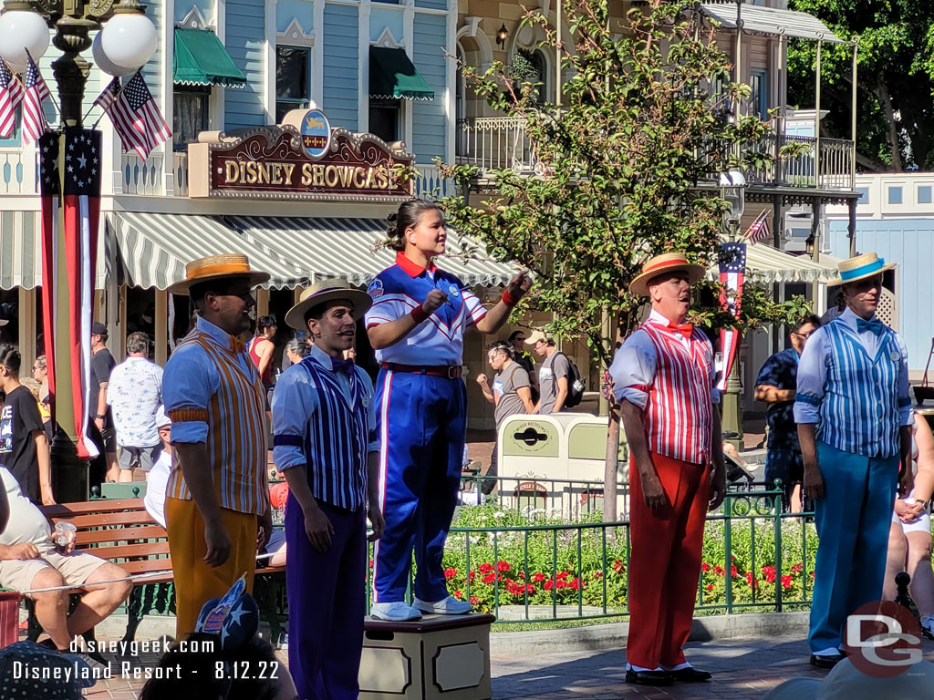 The Dapper Dans of Disneyland