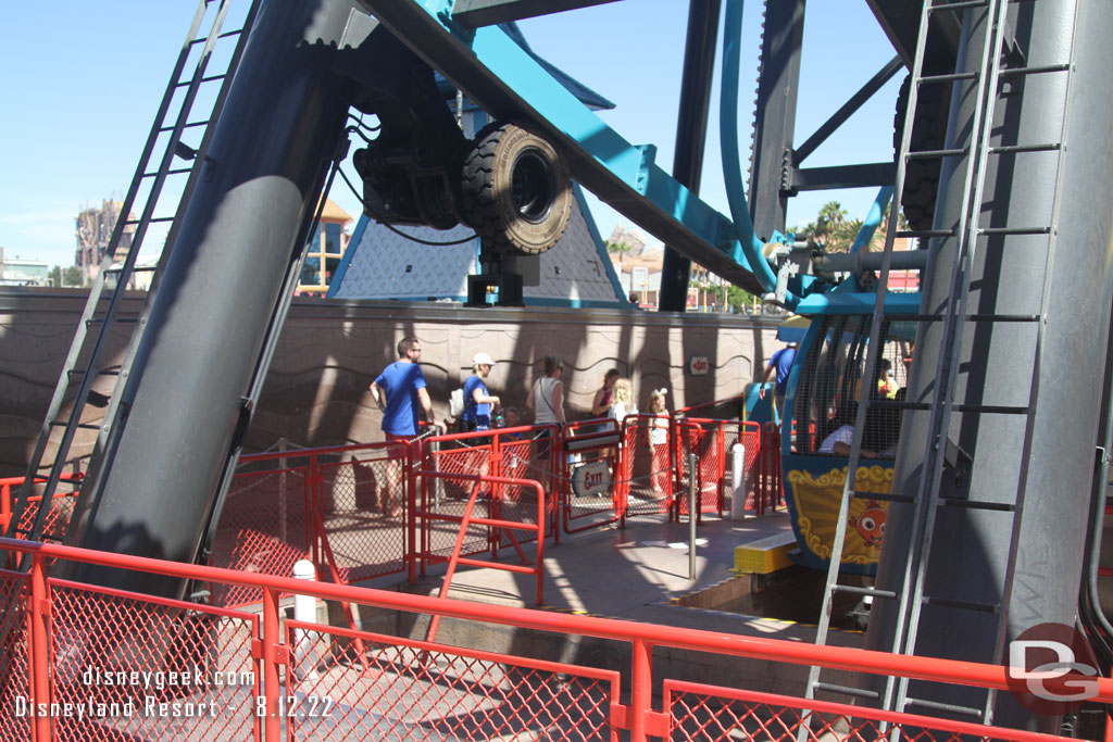 Only a couple gondola wait for the Pal-A-Round.